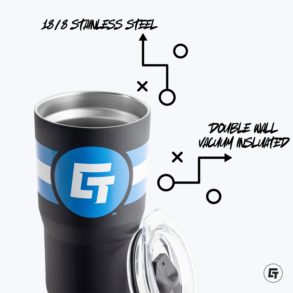 Virginia Cutters 20oz Black Tumbler