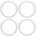 5/8 Clear Rubber O-Ring 4-Pack