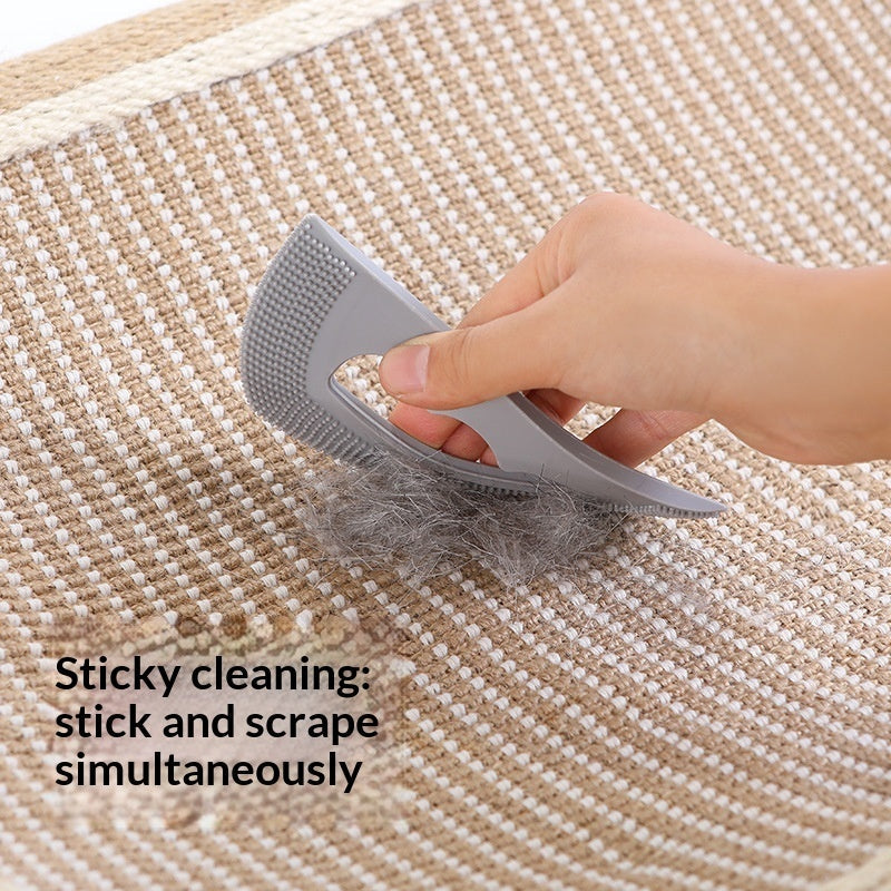 Pet Silicone Hair Removal Brush, Washable Dust And Hair Scraper