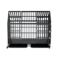 52-Inch Heavy-Duty Dog Crate With Roof Top Escape Proof Design (SAK90267)