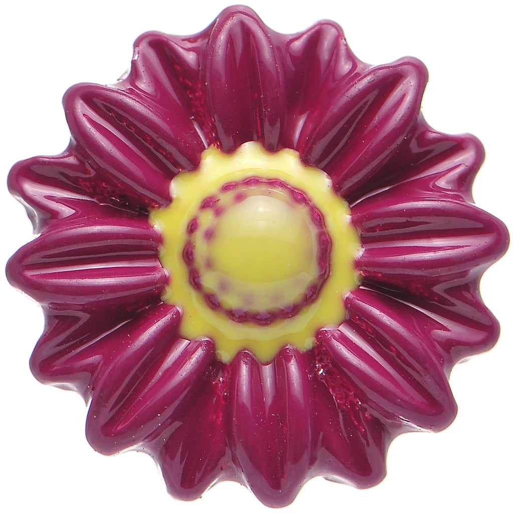 Dark Pink Cheerful Gerbera Daisy Flower Tragus Cartilage Earring