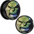 1 inch Licensed The Incredible Hulk Acrylic Screw Fit Plugs Set