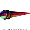00G Green Red Blue Acrylic Vibrant Glitter Taper