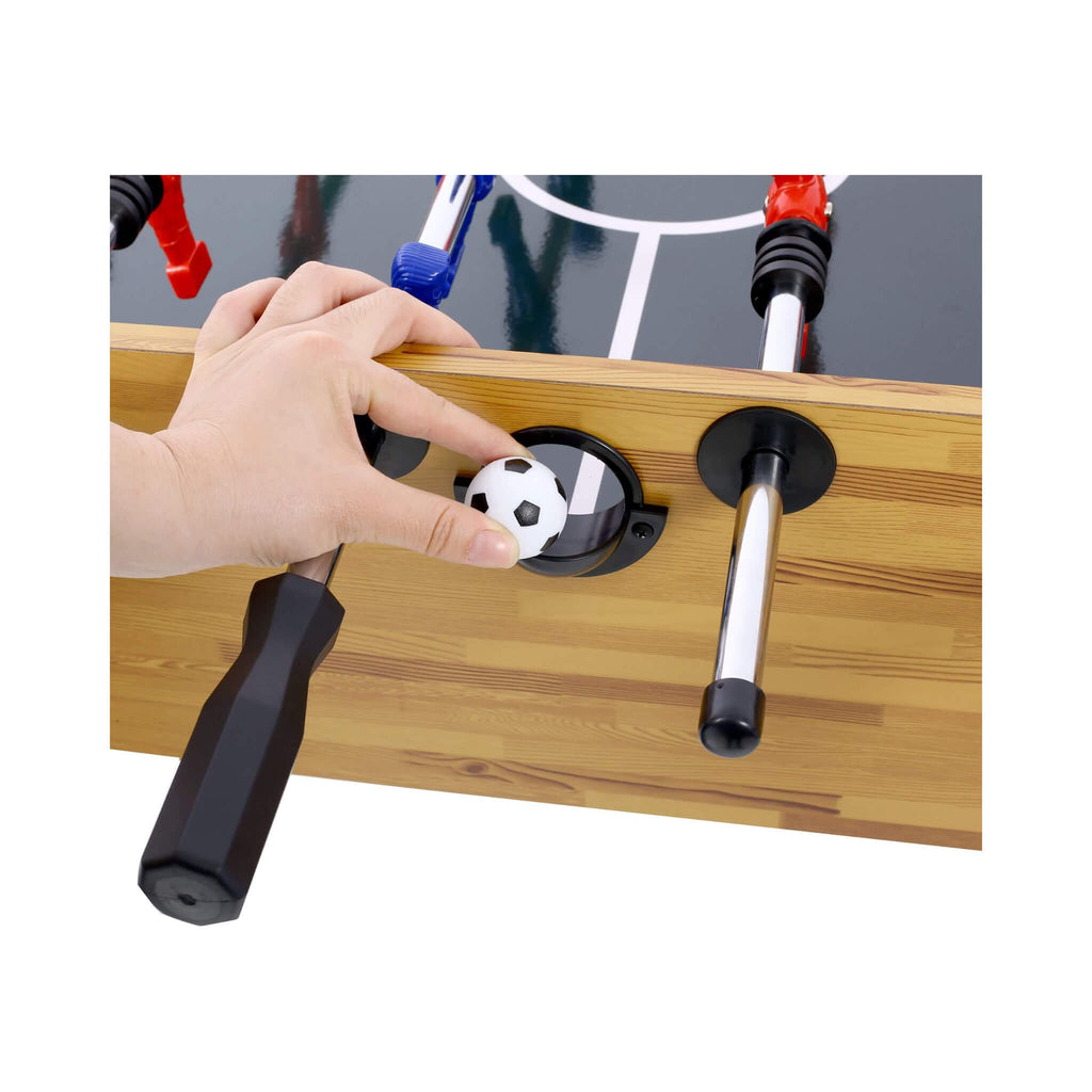 54-Inch Hurricane Light Cherry Foosball Table With Accessories (SAK38651)