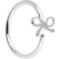 20G 5/16 Stainless Steel Girly Bow Nose Hoop