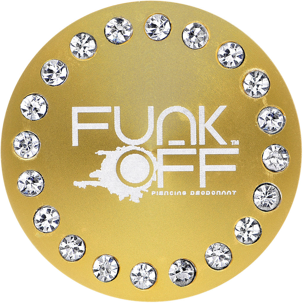 Clear Gem Yellow Funk-Off Piercing Deodorant