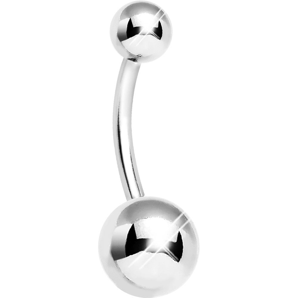 14G 7/16 Stainless Steel Belly Button Ring