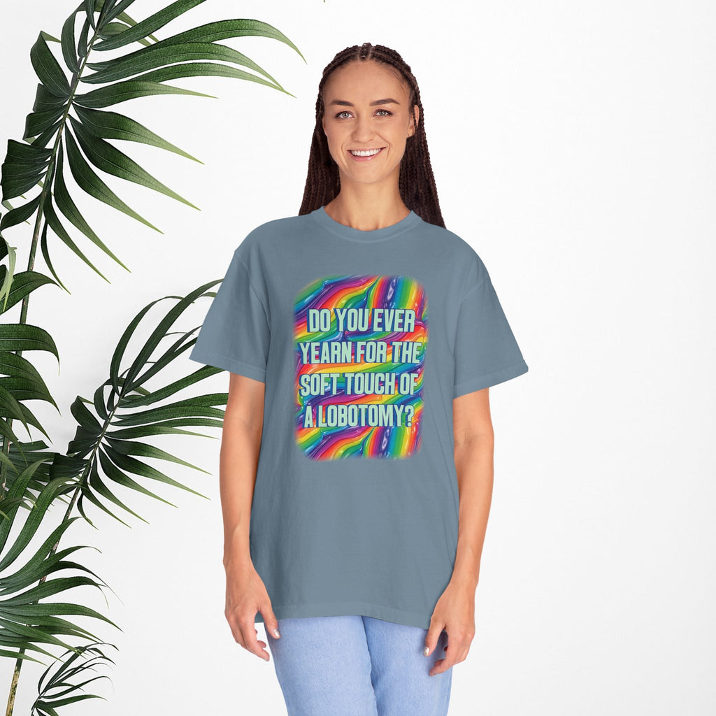 Bespattered Facade "Lobotomy" Colorful Premium Unisex Comfort Colors Garment Dyed 100% Cotton T-Shirt