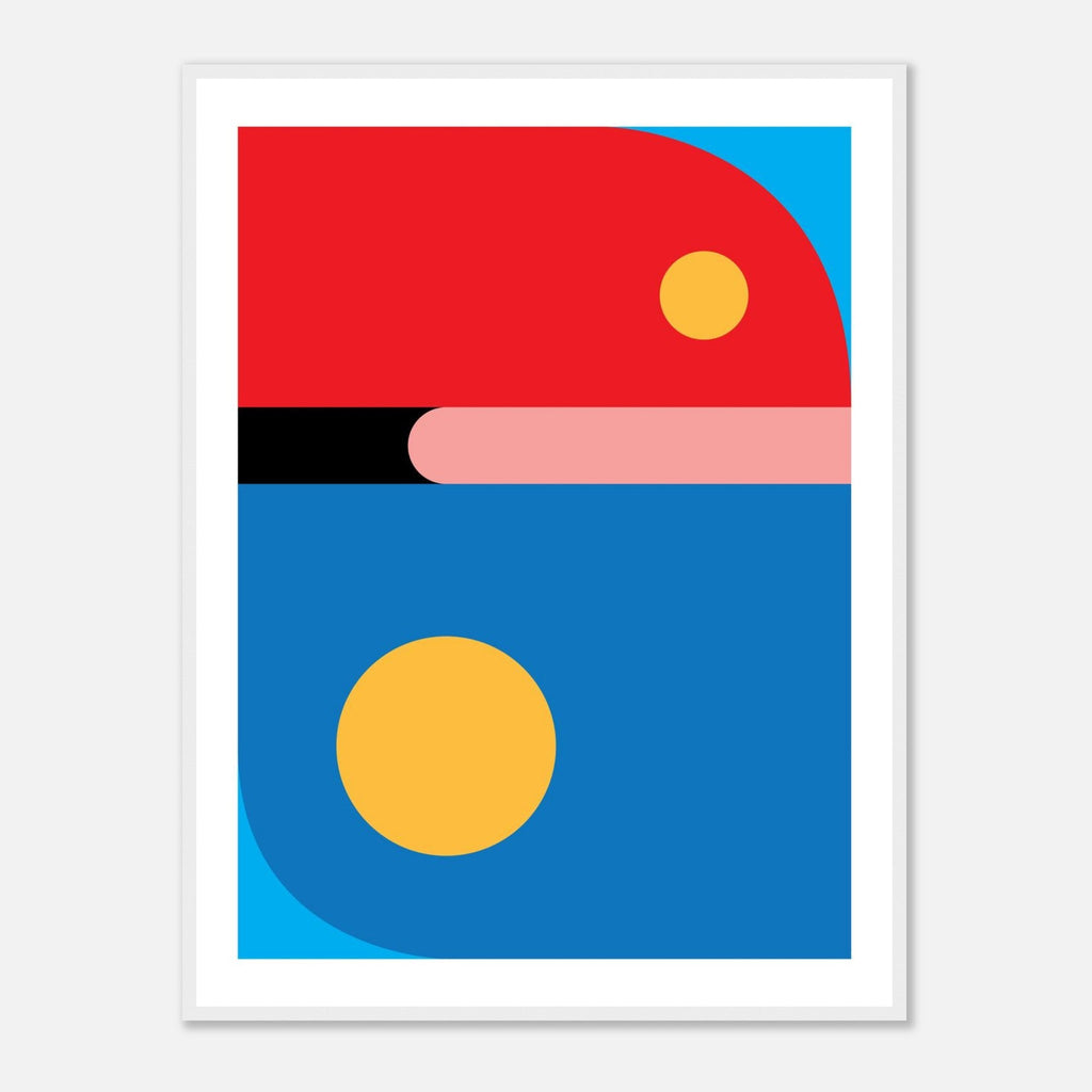 DAY TRAIN Framed Art Print by Holly McWhorter