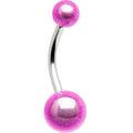Light Pink MIRACLE BALL Belly Button Ring