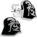 Officially Licensed Steel Star Wars Darth Vader Stud Earrings
