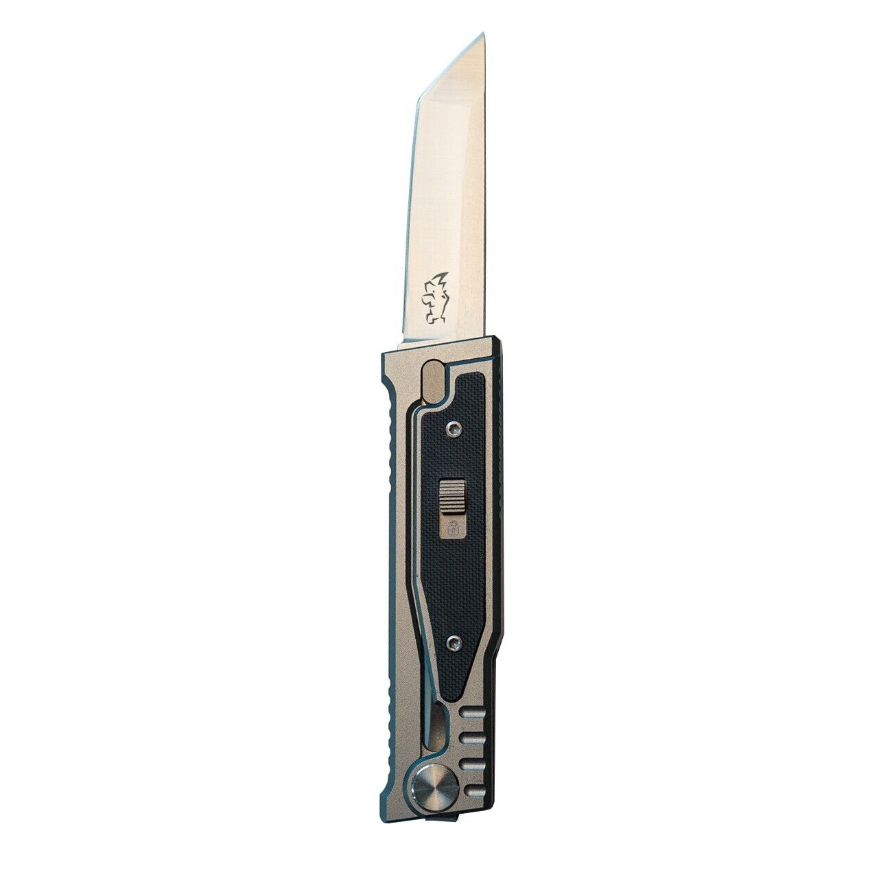 MUCITUP Rampart Tanto Sliding Blade Knife 3" D2 Steel Tactical Steel