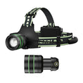 Rechargeable Mining Lamp 2500LM Type-C LED Headlamp Zoomable Motion Sensor