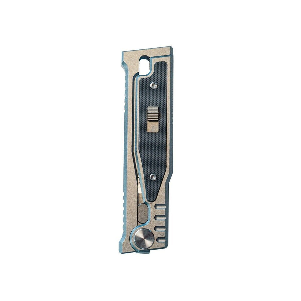 MUCITUP Rampart Tanto Sliding Blade Knife 3" D2 Steel Tactical Steel