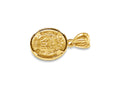 Classic Solid White/Yellow/Rose Gold Handmade Coin Pendant , Dos Pesos Coin ,