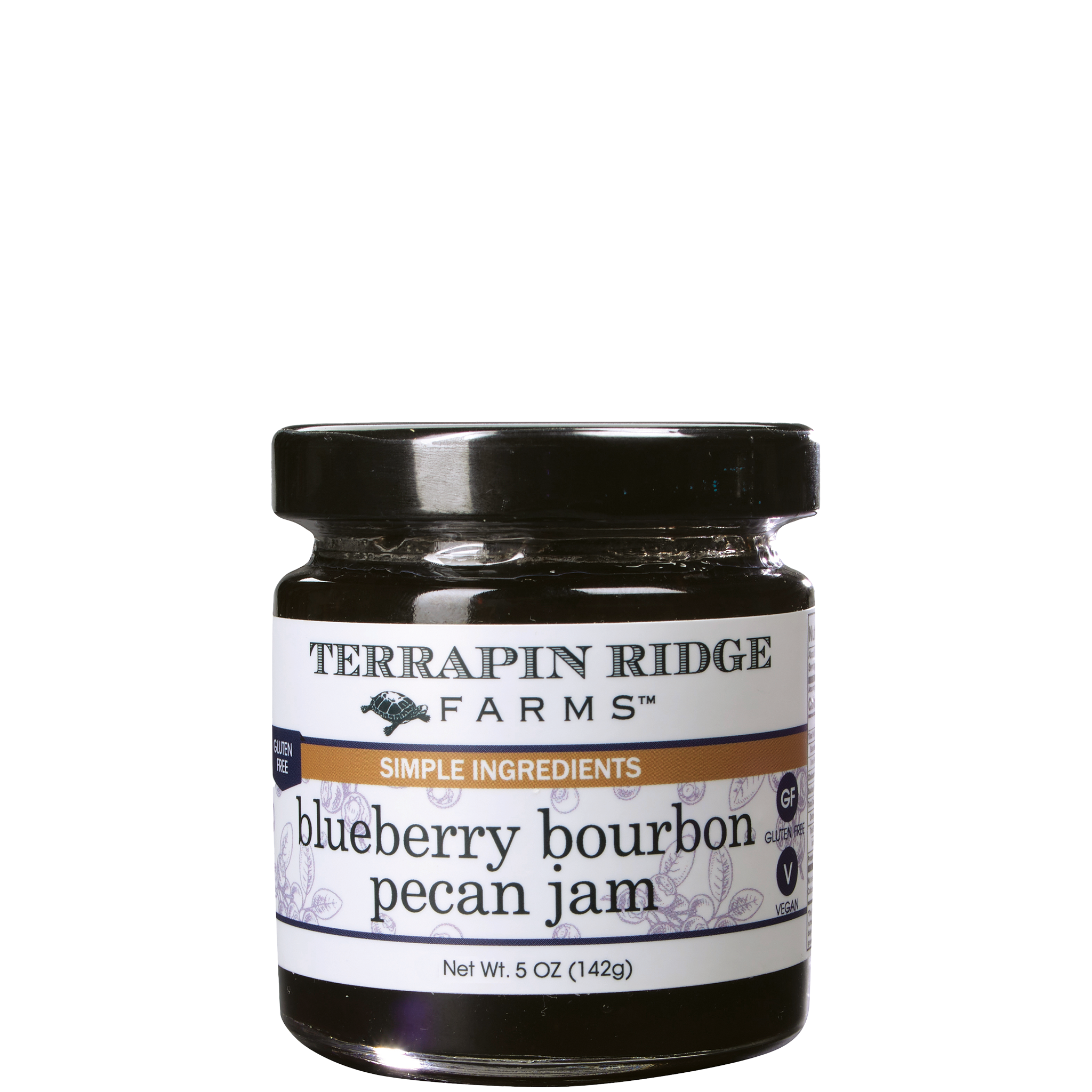 Blueberry Bourbon Pecan Jam - 5 oz