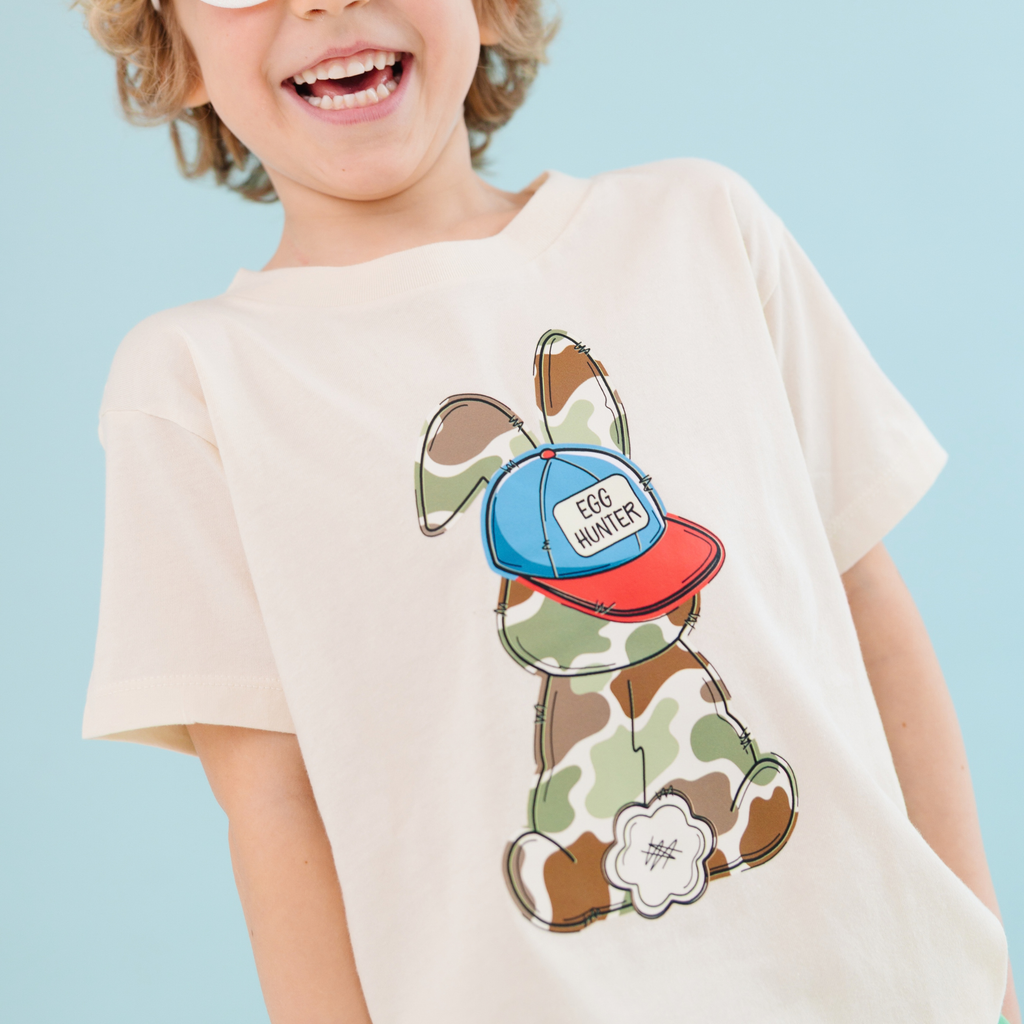 Camo Egg Hunter Bunny