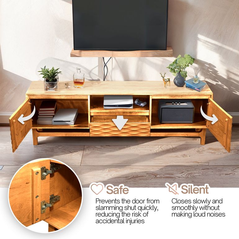 Elara Solid Wood TV Stand