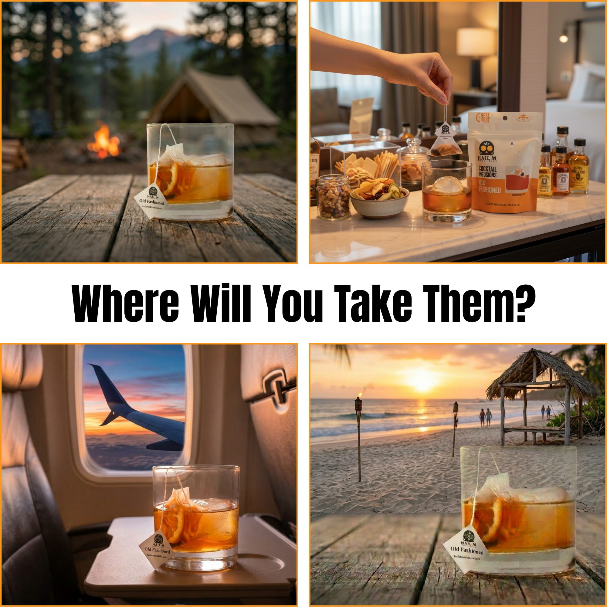 Gin & Tonic Infusion Kit – Sugar Free - Travel Cocktail Tea Bags
