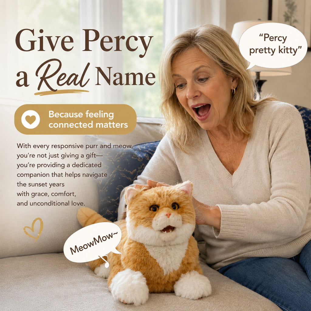 Percy Pro Mate Cat - Interactive Lifelike Companion