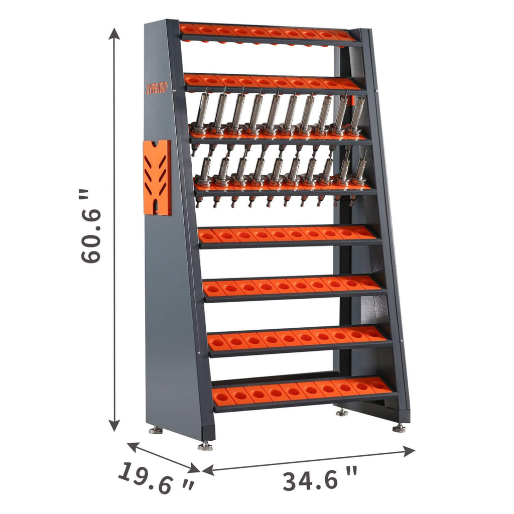 60-Inch Heavy-Duty Multifunction CNC Tool Rack Holder Organizer (SAK80412)