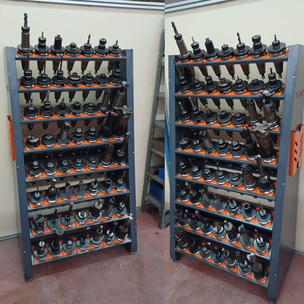 60-Inch Heavy-Duty Multifunction CNC Tool Rack Holder Organizer (SAK80412)