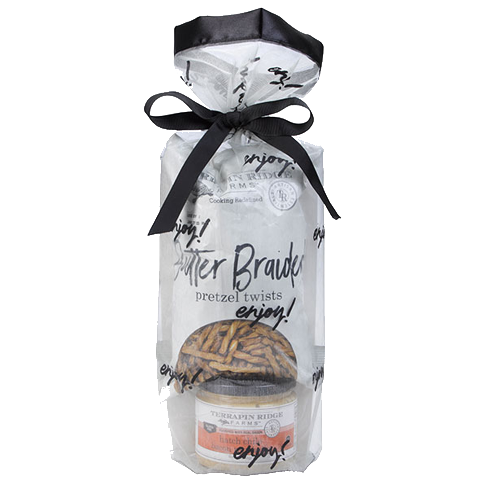 Everyday Grab and Go Giftset with Hatch Chile Cream Cheese Dip and Butter Braided Pretzels