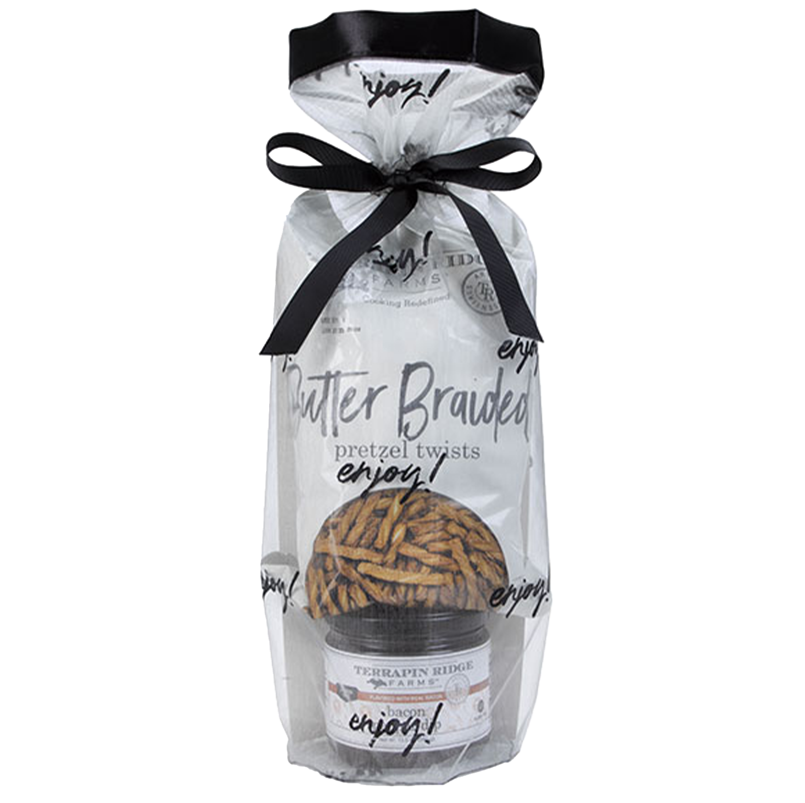 Everyday Grab and Go Giftset with Bacon Pepper Dip and Braided Butter Pretzels