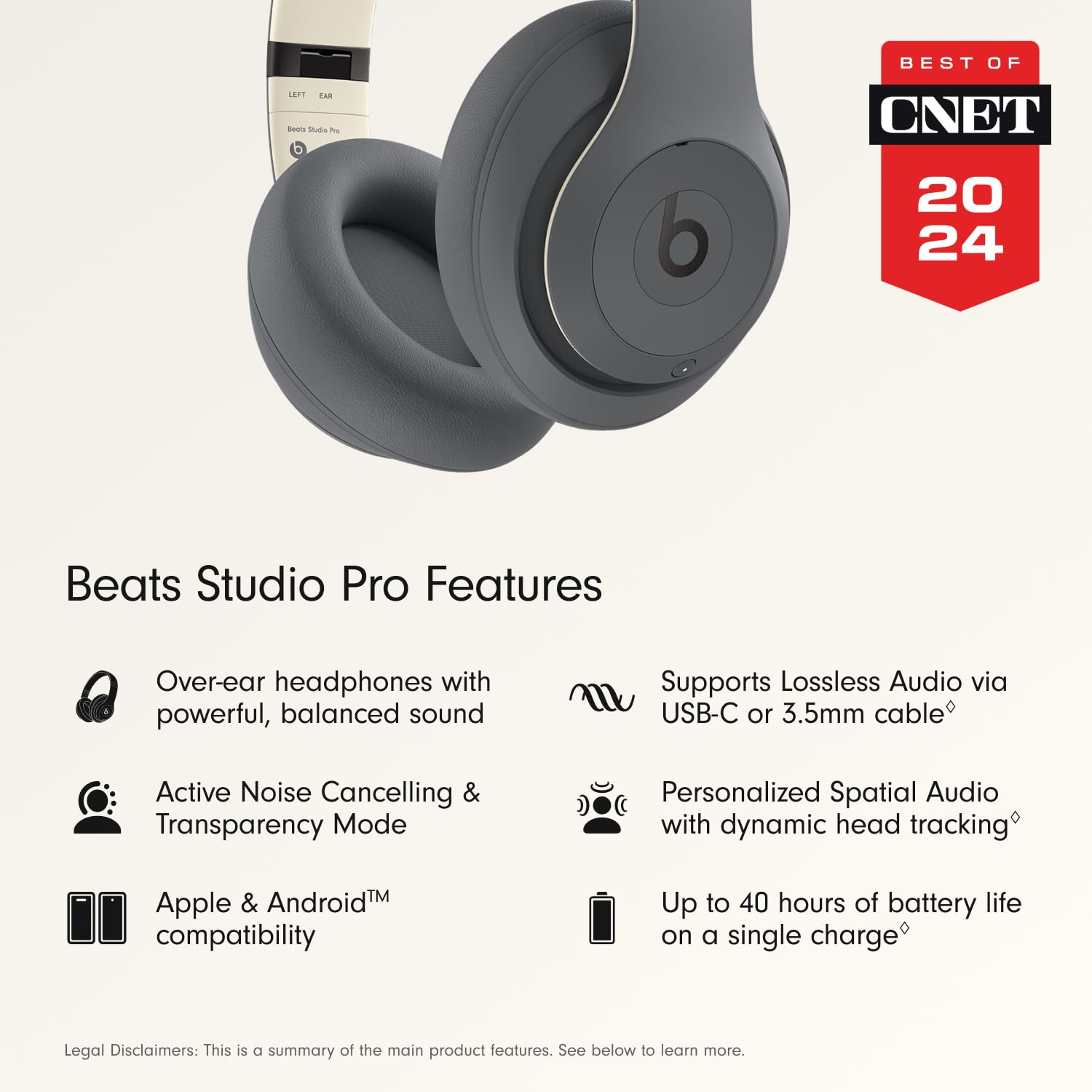 Beats Studio Pro with AppleCare+ for Headphones (2 Years) - Black