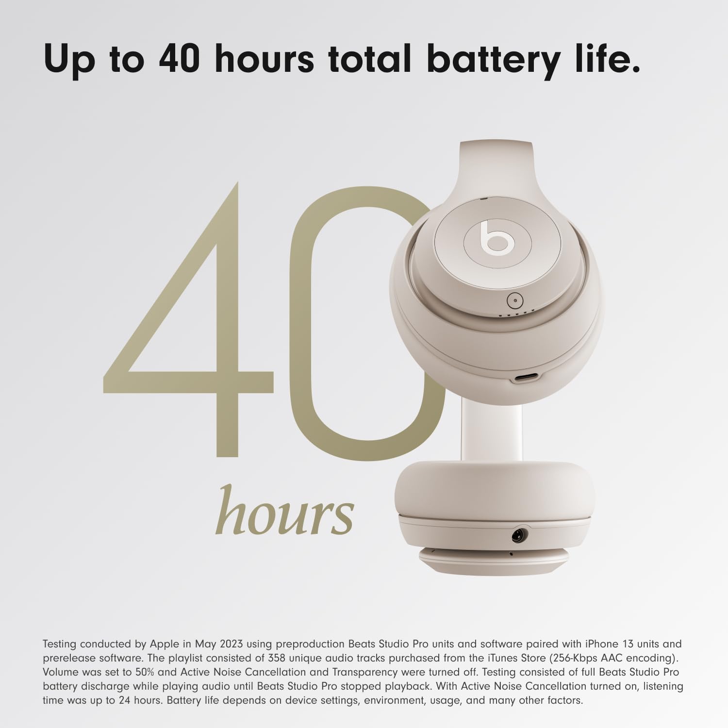 Beats Studio Pro with AppleCare+ for Headphones (2 Years) - Black