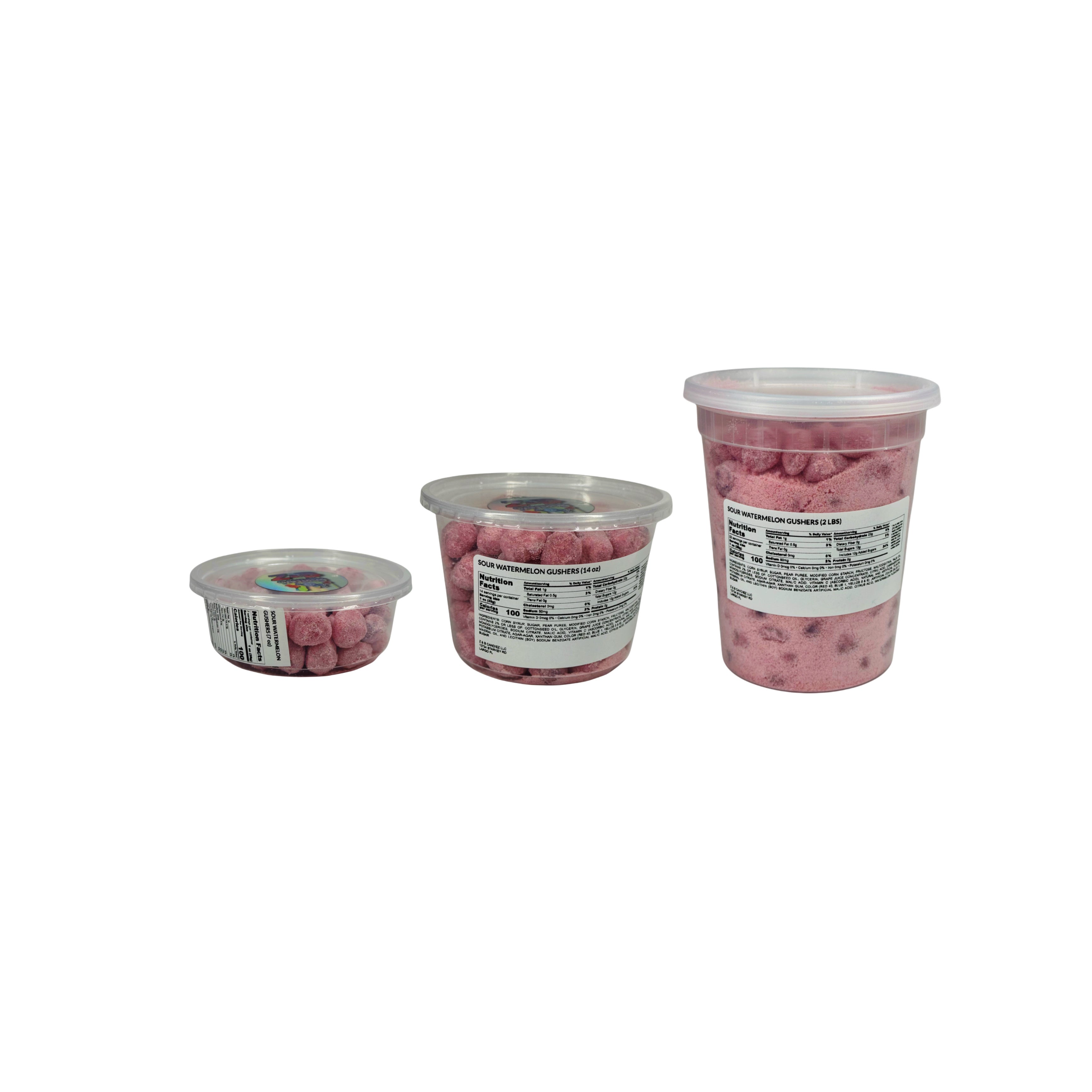 SOUR OR SWEET WATERMELON GUSHERS (3 sizes)