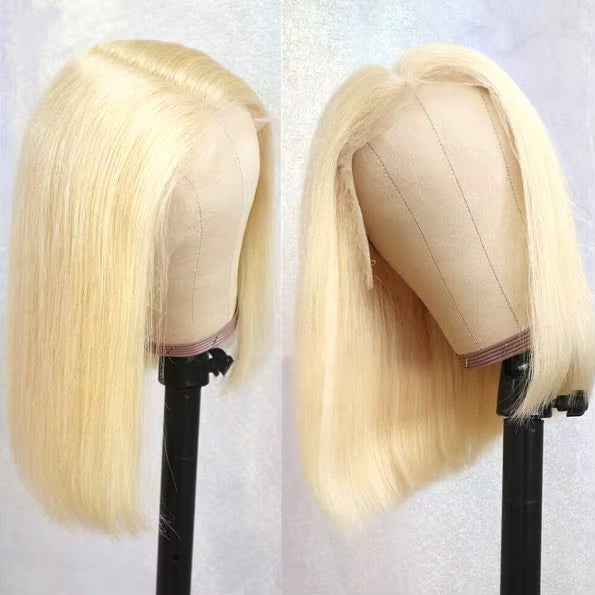 613 Lace Front Bob Wig (Platinum Blonde) Icy Cutie