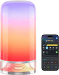 Govee RGBIC Smart Table Lamp 2, Touch Bedside Small Table Lamp Compatible with SmartThings, Matter, Alexa, Desk Lamp with 64 Scene Modes, Nightstand Lamp for Bedroom Living Room Night Light(Corded)
