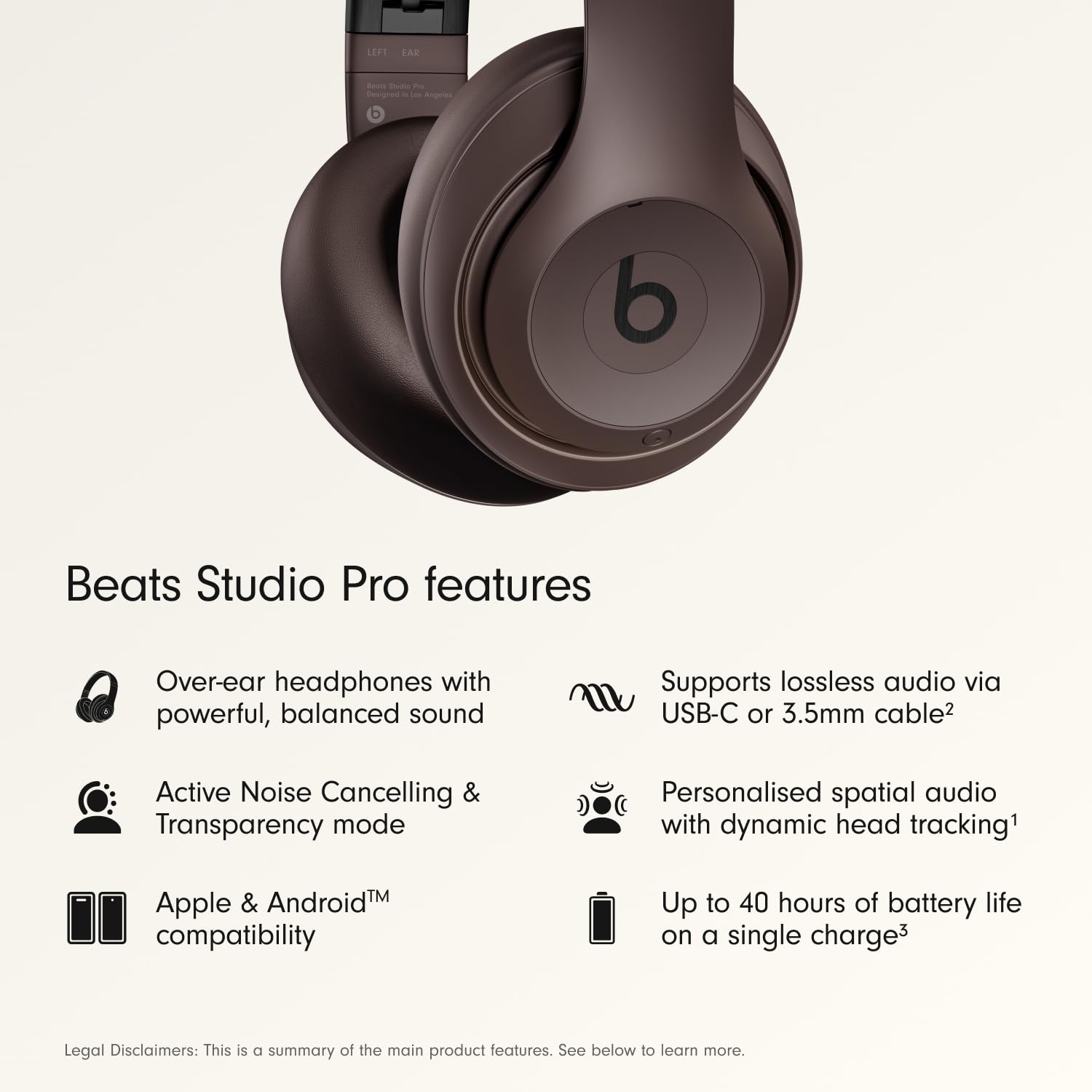 Beats Studio Pro with AppleCare+ for Headphones (2 Years) - Black