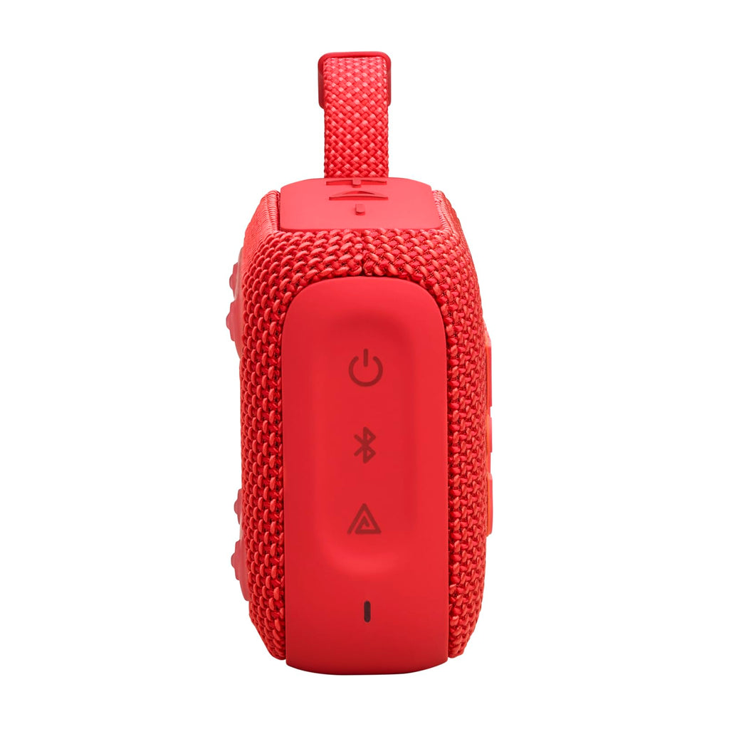 JBL Go 4 - Ultra-Portable, Waterproof and Dustproof Bluetooth Speaker, Big JBL Pro Sound with Punchy bass, 7-Hour Built-in Battery, Made in Part with Recycled Materials (Red)
