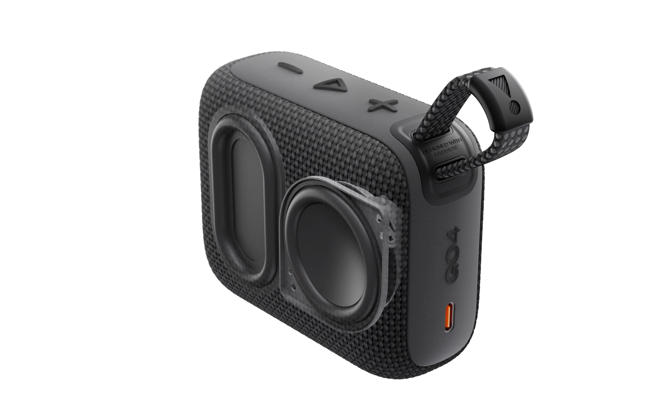 JBL Go 4 - Ultra-Portable, Waterproof and Dustproof Bluetooth Speaker, Big JBL Pro Sound with Punchy bass, 7-Hour Built-in Battery, Made in Part with Recycled Materials (Red)