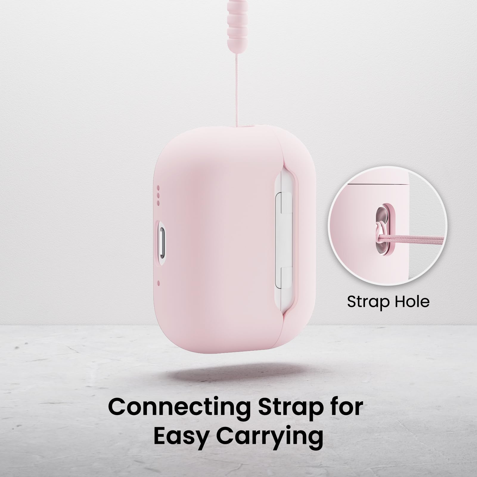 Pro 3 Case 2025, Full Protective Hybrid Silicone For Airpods Pro 3Rd Generation