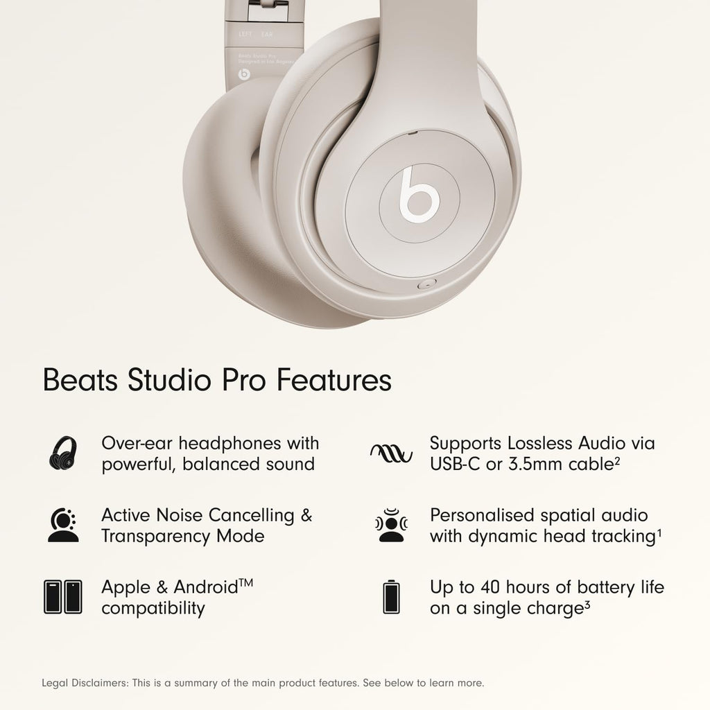 Beats Studio Pro with AppleCare+ for Headphones (2 Years) - Black