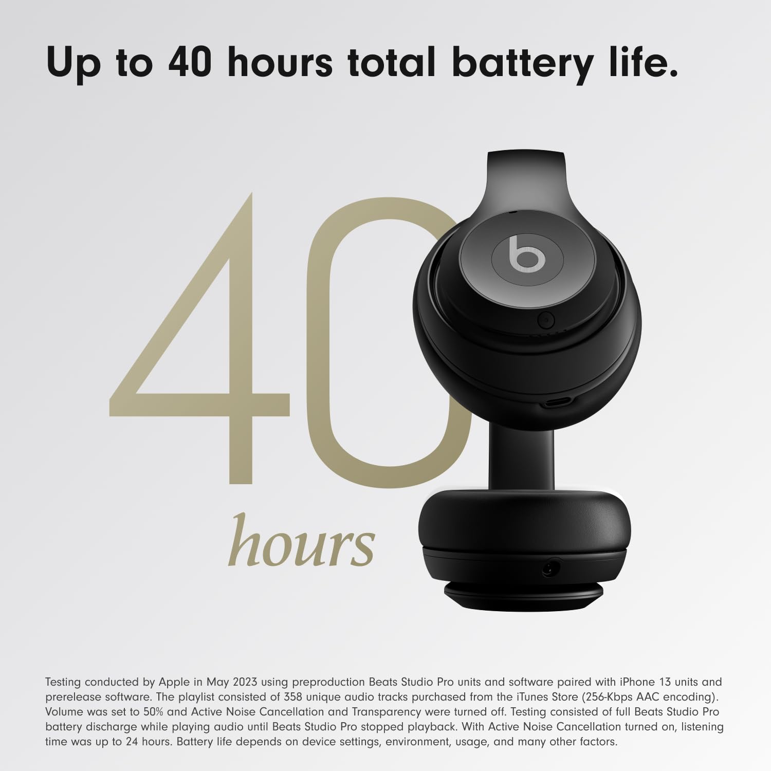 Beats Studio Pro with AppleCare+ for Headphones (2 Years) - Black