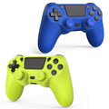 SHINXIN 2 Pack Wireless Controller Compatible with PS4/Slim/Pro/PC with Dual Vibration/3.5mm Audio/Type-C Port and 2 pcs Type-C Cable