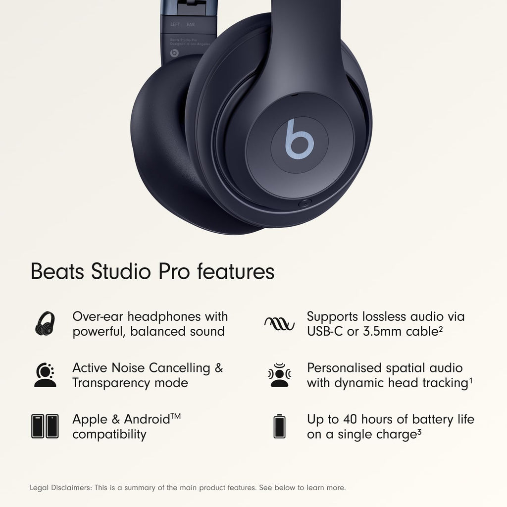 Beats Studio Pro with AppleCare+ for Headphones (2 Years) - Black