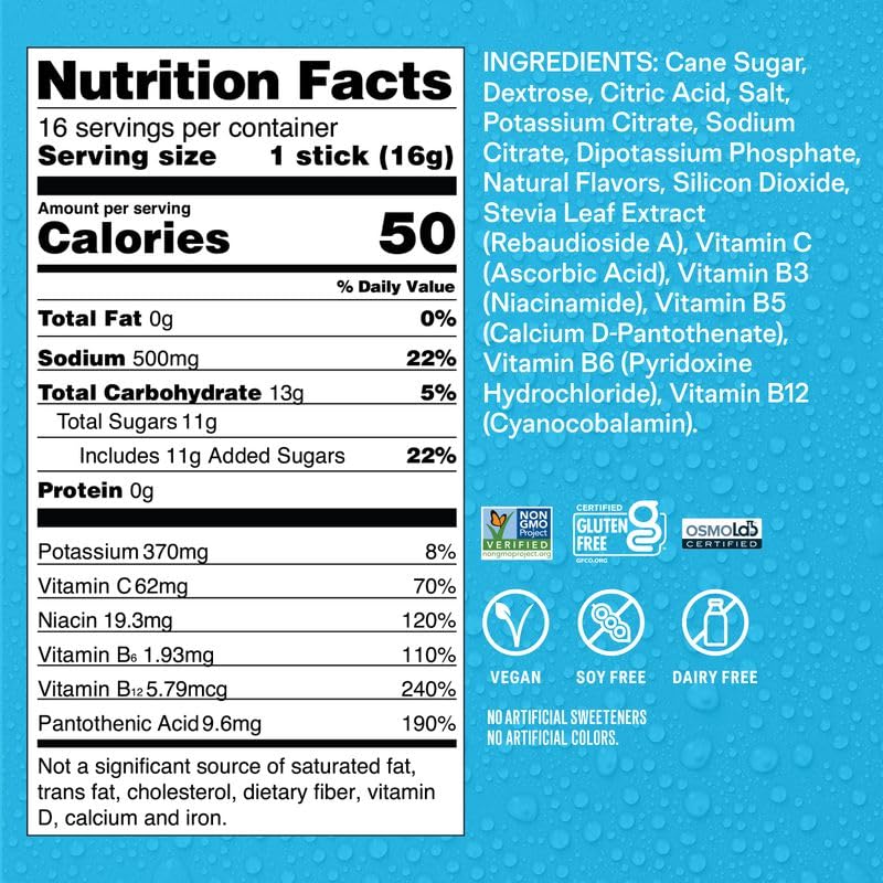 Liquid I.V.® Hydration Multiplier - Guava | Electrolyte Powder Drink Mix | 1 Pack (16 Servings)