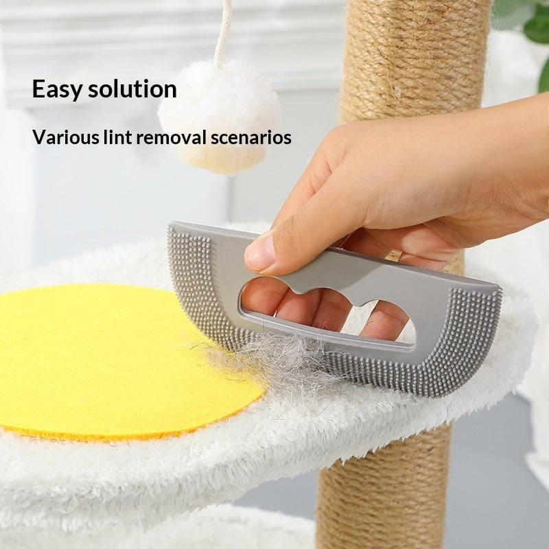 Pet Silicone Hair Removal Brush, Washable Dust And Hair Scraper