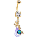 Mermaid Scale Sea Lover Dangle Belly Ring
