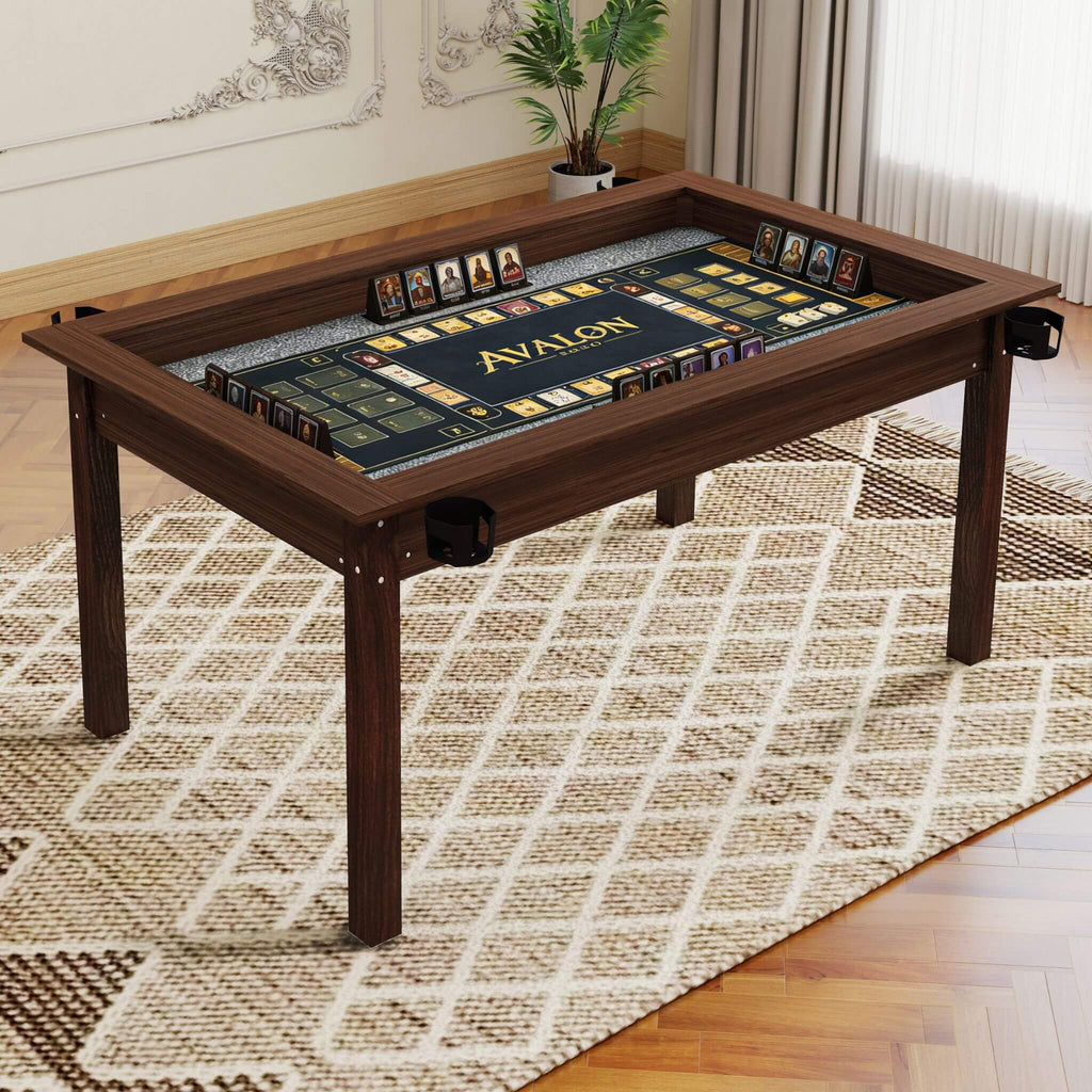 [63X40-Inch] Premium 2-In-1 Multifunctional Board Game Table For 4–6 Players (SAK84513)