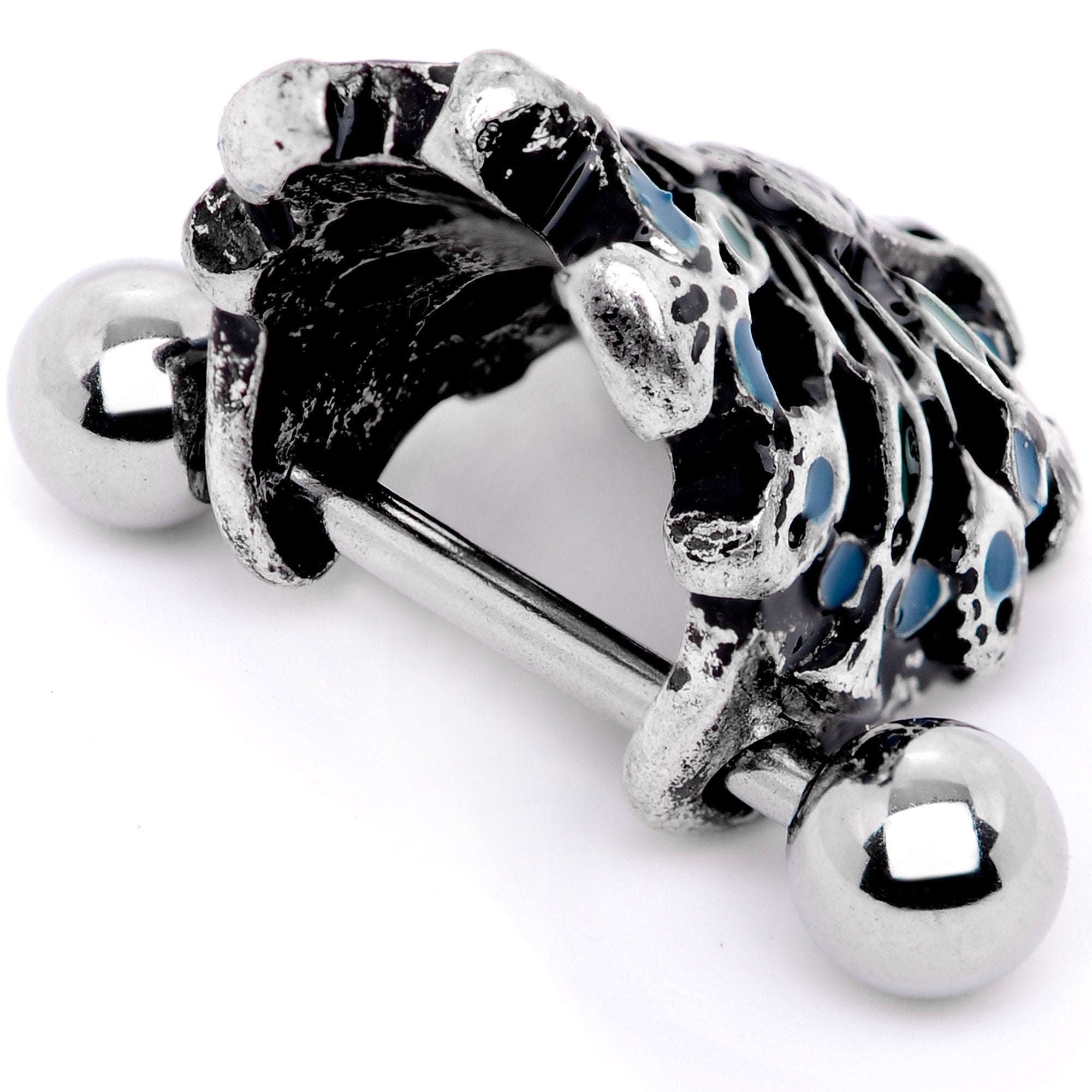 16G 1/2 Crazy Thanksgiving Turkey Cuff Cartilage Earring