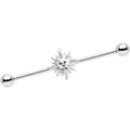 14G Happy Sun Industrial Barbell 38mm