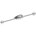 14G Halloween Skeleton Hand Barbell Industrial 38mm