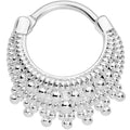 16G 3/8 Debutante Fashion Hinged Septum Ring