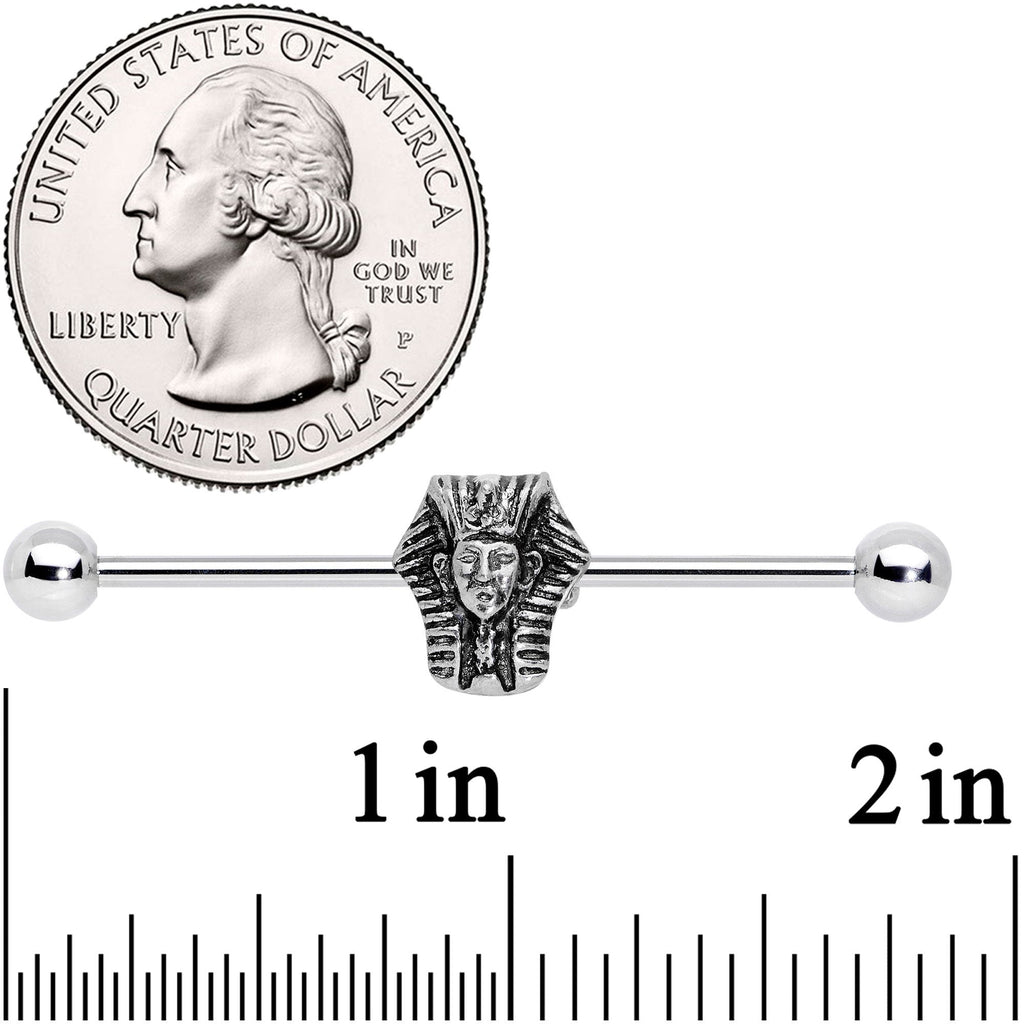 14G Moveable Mighty Pharaoh Industrial Barbell 38mm